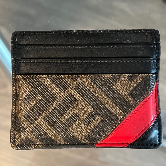 Fendi Diagonal Card Holder - Picture 1 of 2